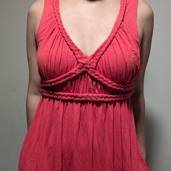 Vintage Max Studio Women's Burnt Orange Dress - Picture 1 of 8